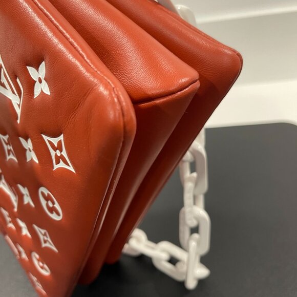 Louis Vuitton Coussin Leather Handbag Brick/White (JB1103) - Picture 4 of 10